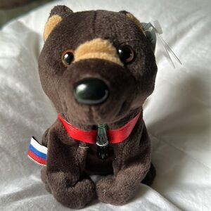 International Coca Cola Company collectible plush Baris the Bear Russia 1999